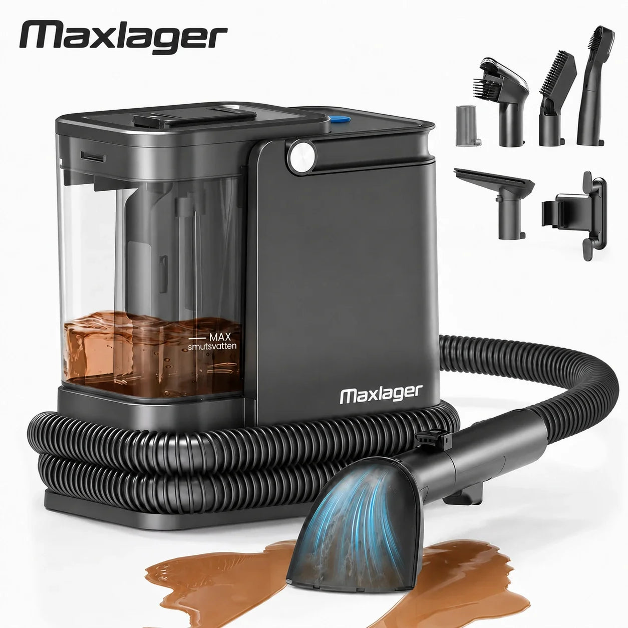 Maxlager Tekstiili- ja mattopesuri 800 W – 16 kPa
