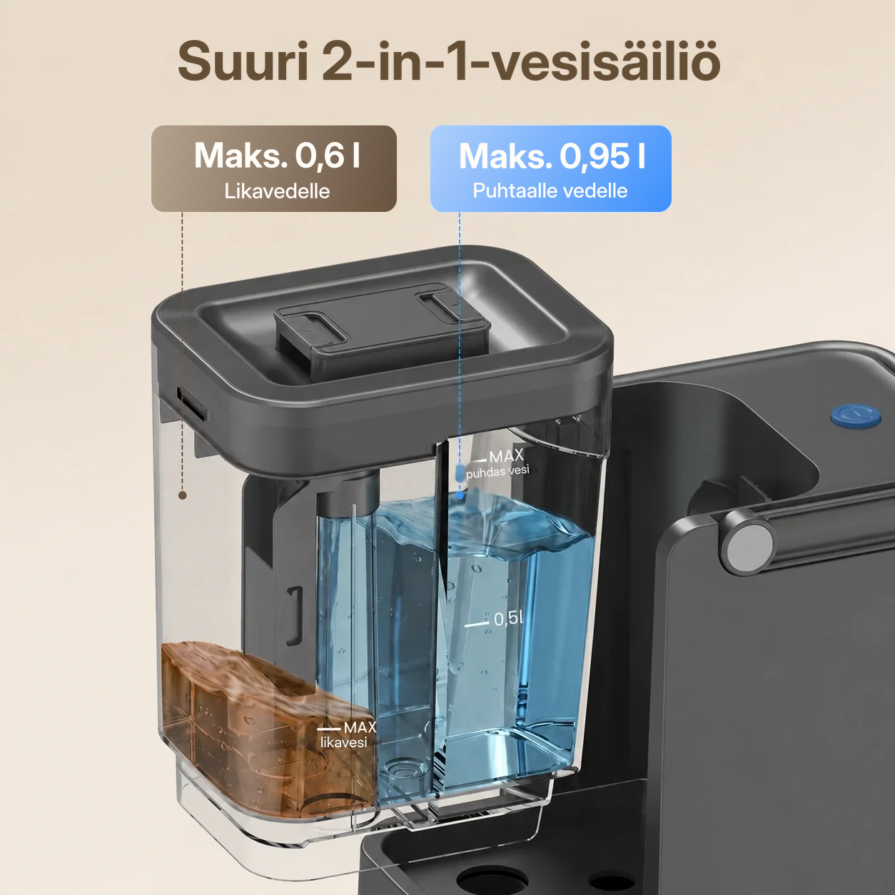 Maxlager Tekstiili- ja mattopesuri 800 W – 16 kPa tahrojen poistoon sohvilta, auton verhoilusta ja matoilta