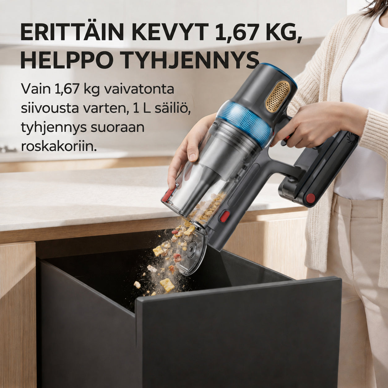 Maxlager P20 Langaton Pölynimuri - 600W - 1,67 kg - Varsi-imuri